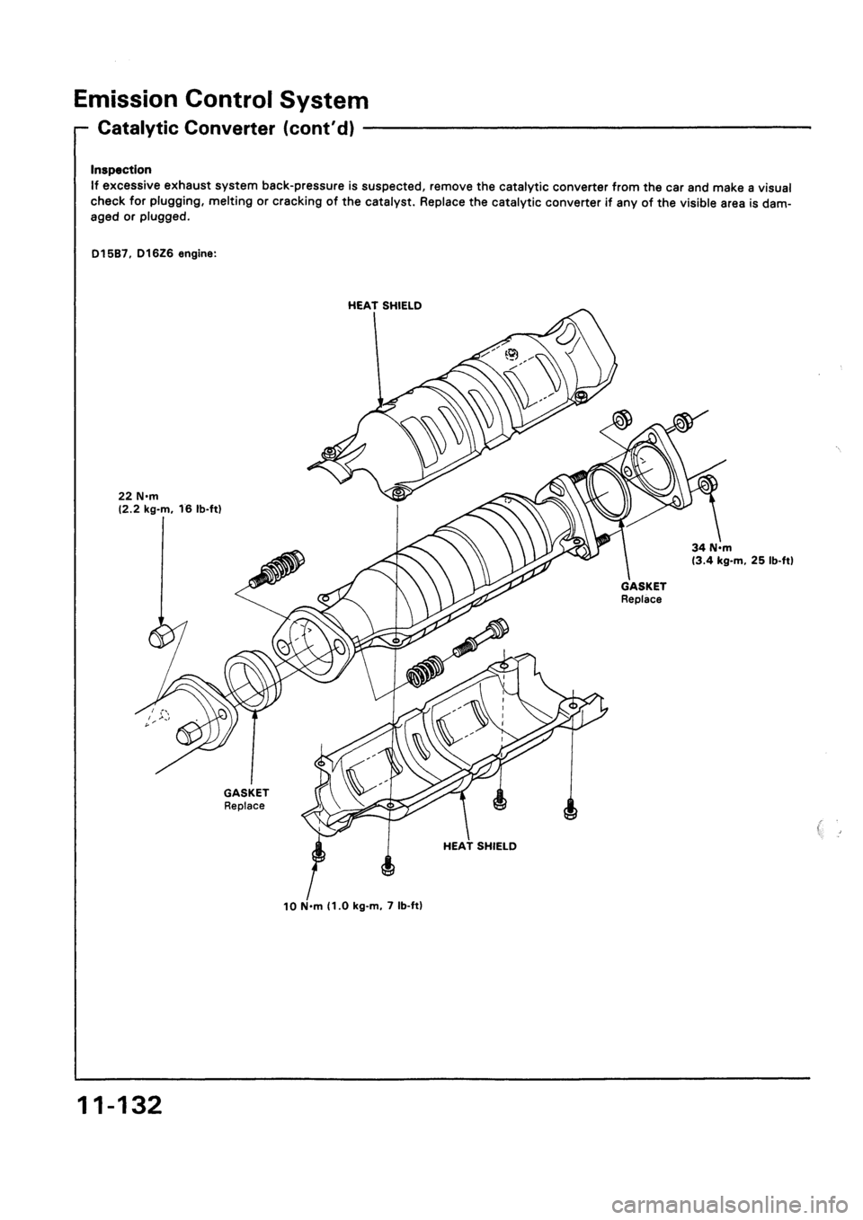 HONDA CIVIC 1992 5.G Workshop Manual HONDA CIVIC 1992 5.G Workshop Manual