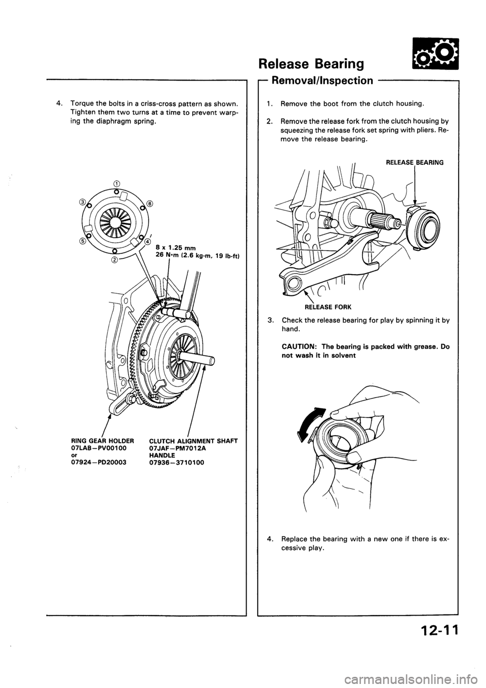 HONDA CIVIC 1992 5.G Workshop Manual HONDA CIVIC 1992 5.G Workshop Manual