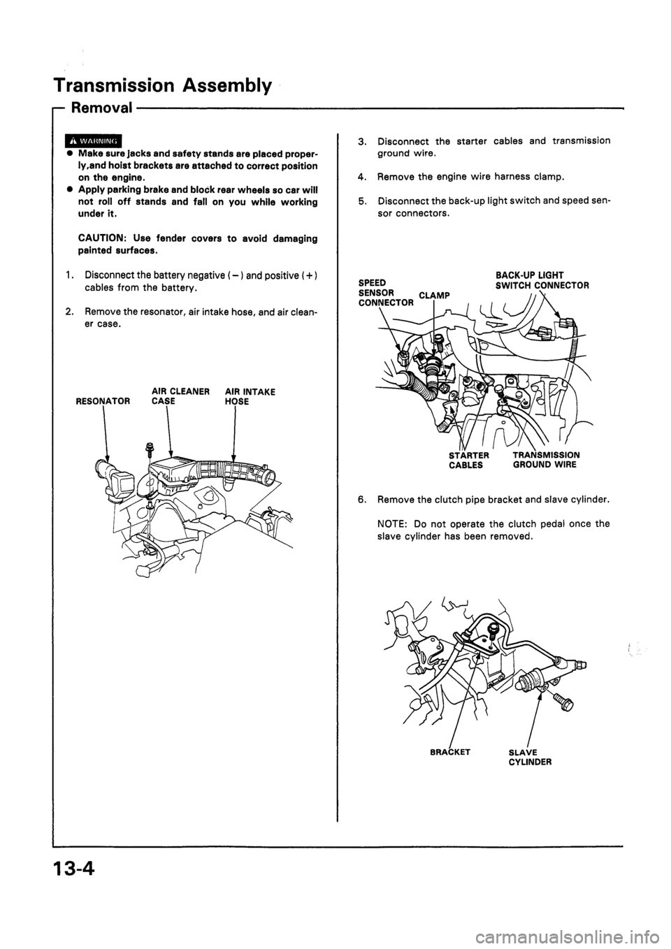 HONDA CIVIC 1992 5.G Workshop Manual HONDA CIVIC 1992 5.G Workshop Manual