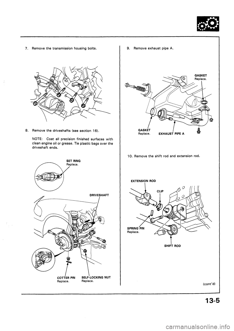 HONDA CIVIC 1992 5.G Workshop Manual HONDA CIVIC 1992 5.G Workshop Manual