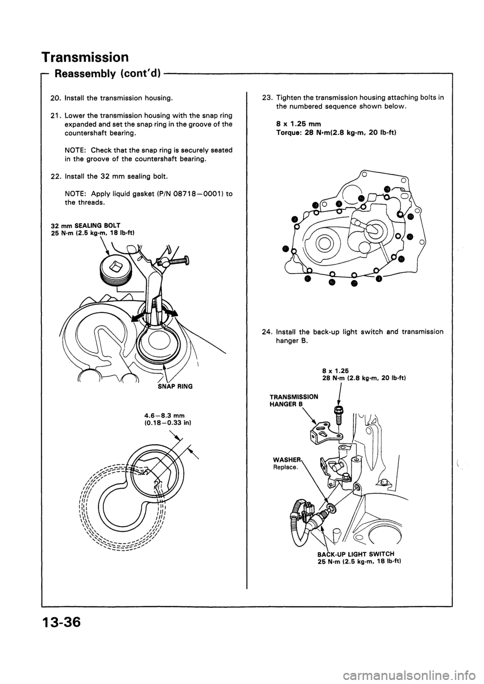 HONDA CIVIC 1992 5.G Workshop Manual 