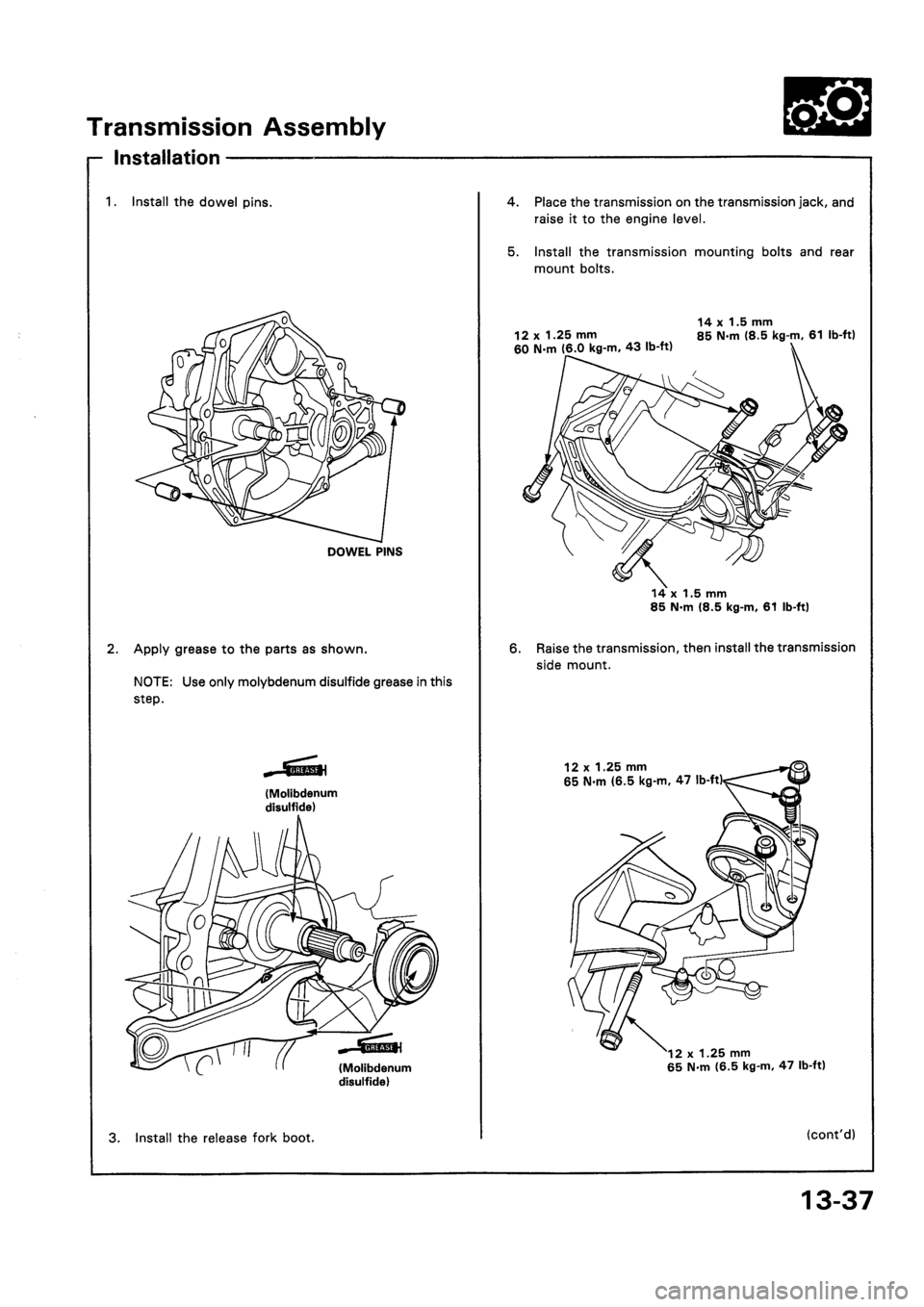 HONDA CIVIC 1992 5.G Workshop Manual 