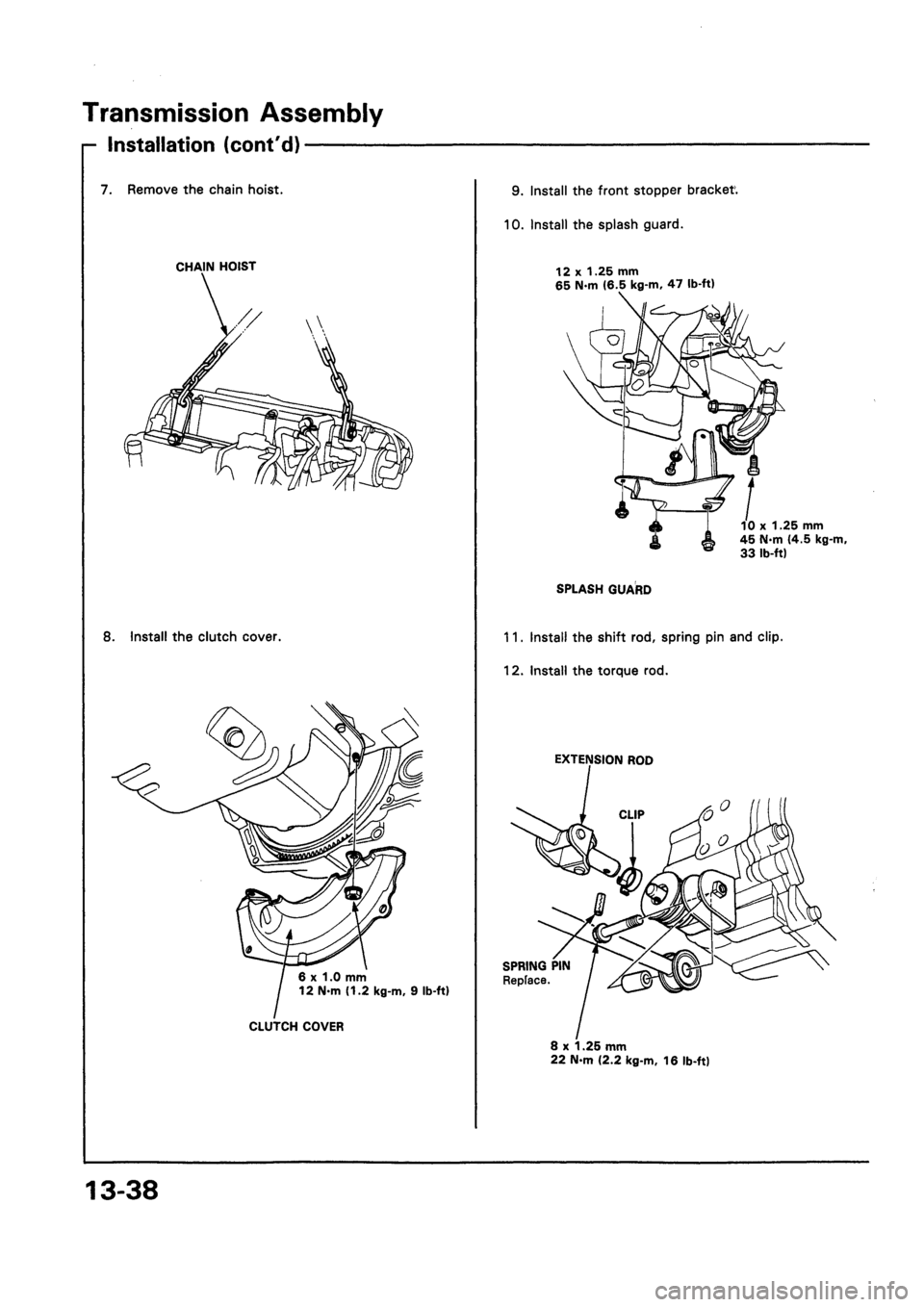 HONDA CIVIC 1992 5.G Workshop Manual 