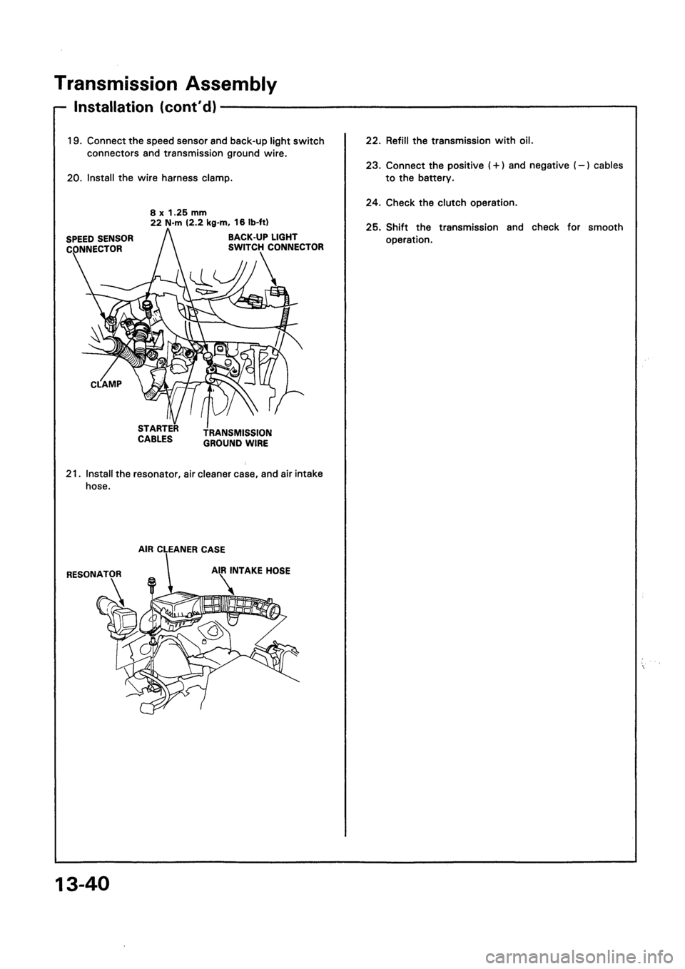 HONDA CIVIC 1992 5.G Workshop Manual 