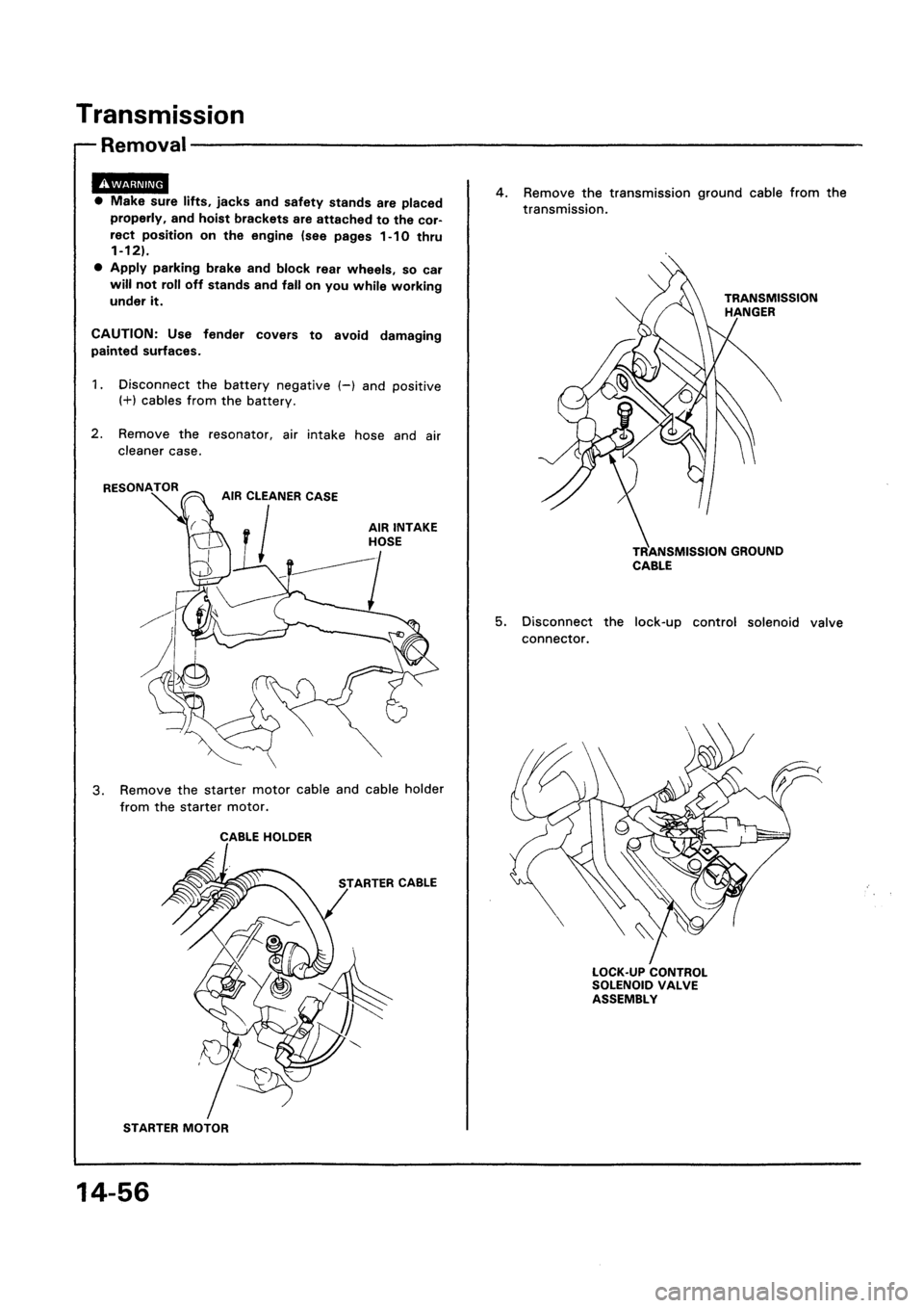HONDA CIVIC 1992 5.G Workshop Manual HONDA CIVIC 1992 5.G Workshop Manual