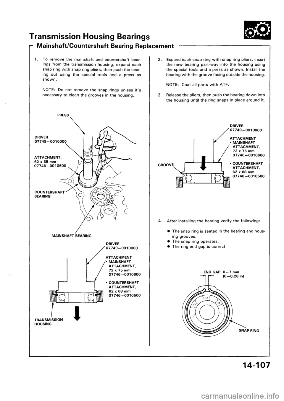 HONDA CIVIC 1992 5.G Workshop Manual HONDA CIVIC 1992 5.G Workshop Manual