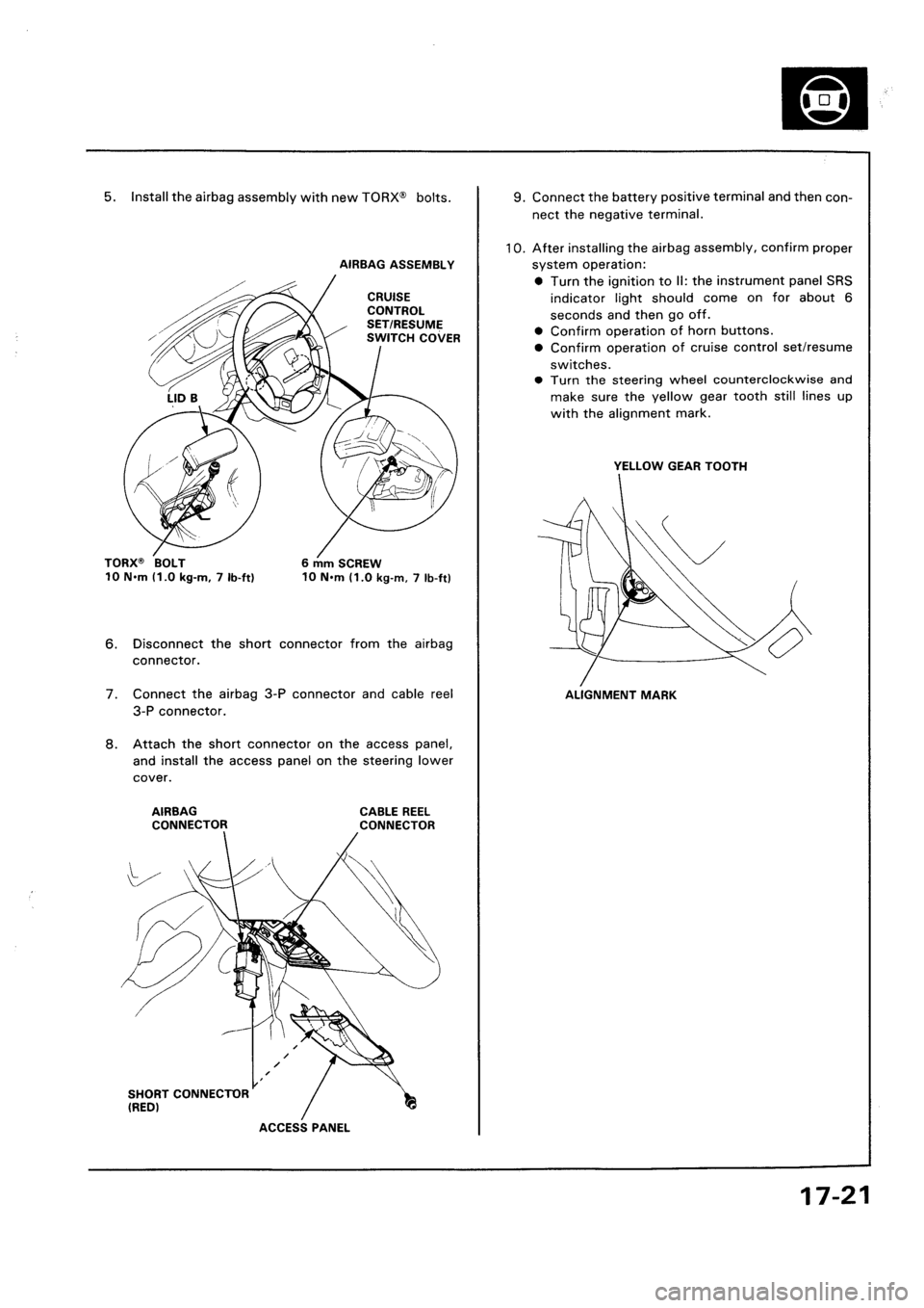 HONDA CIVIC 1992 5.G Workshop Manual 