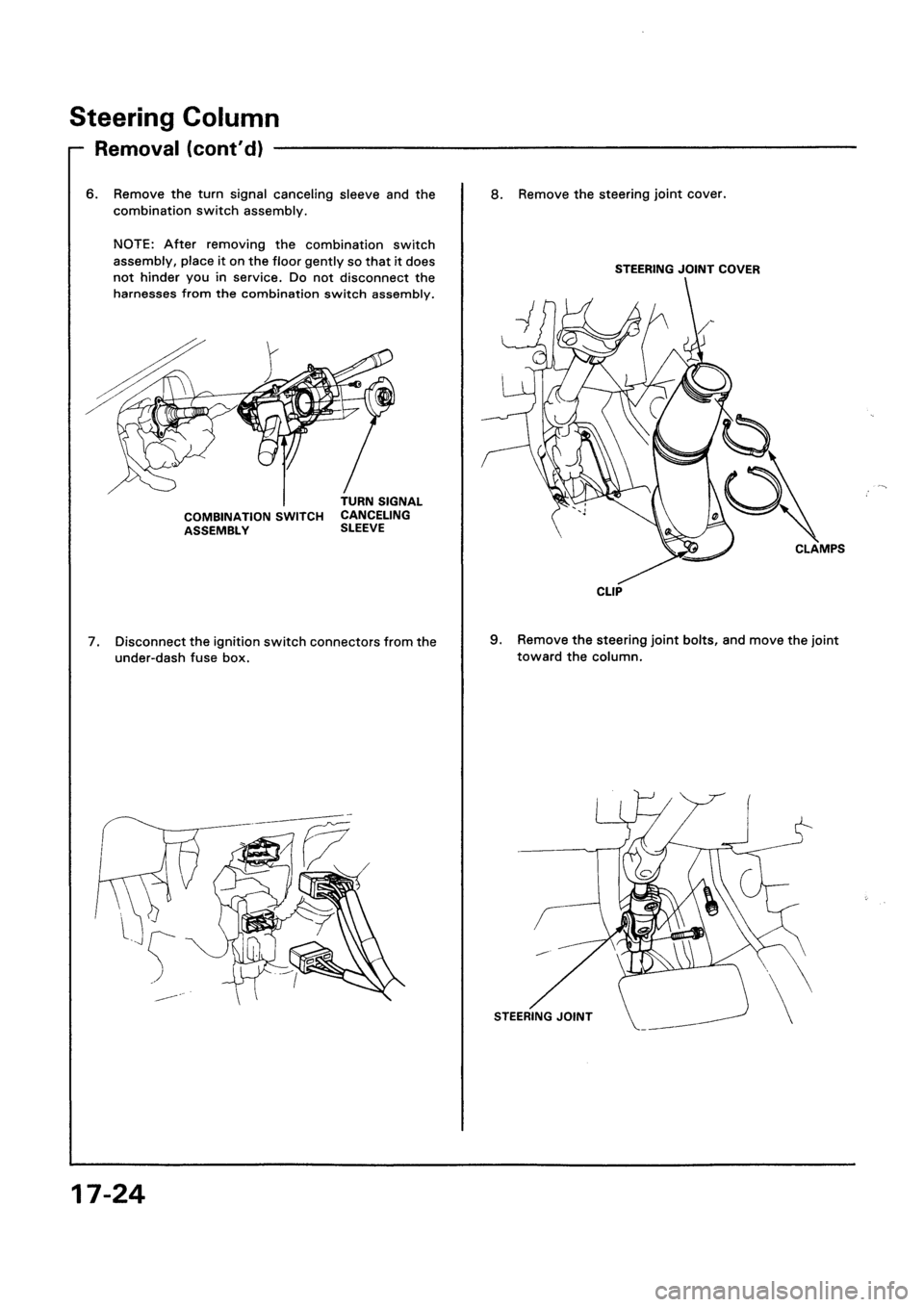 HONDA CIVIC 1992 5.G Workshop Manual 