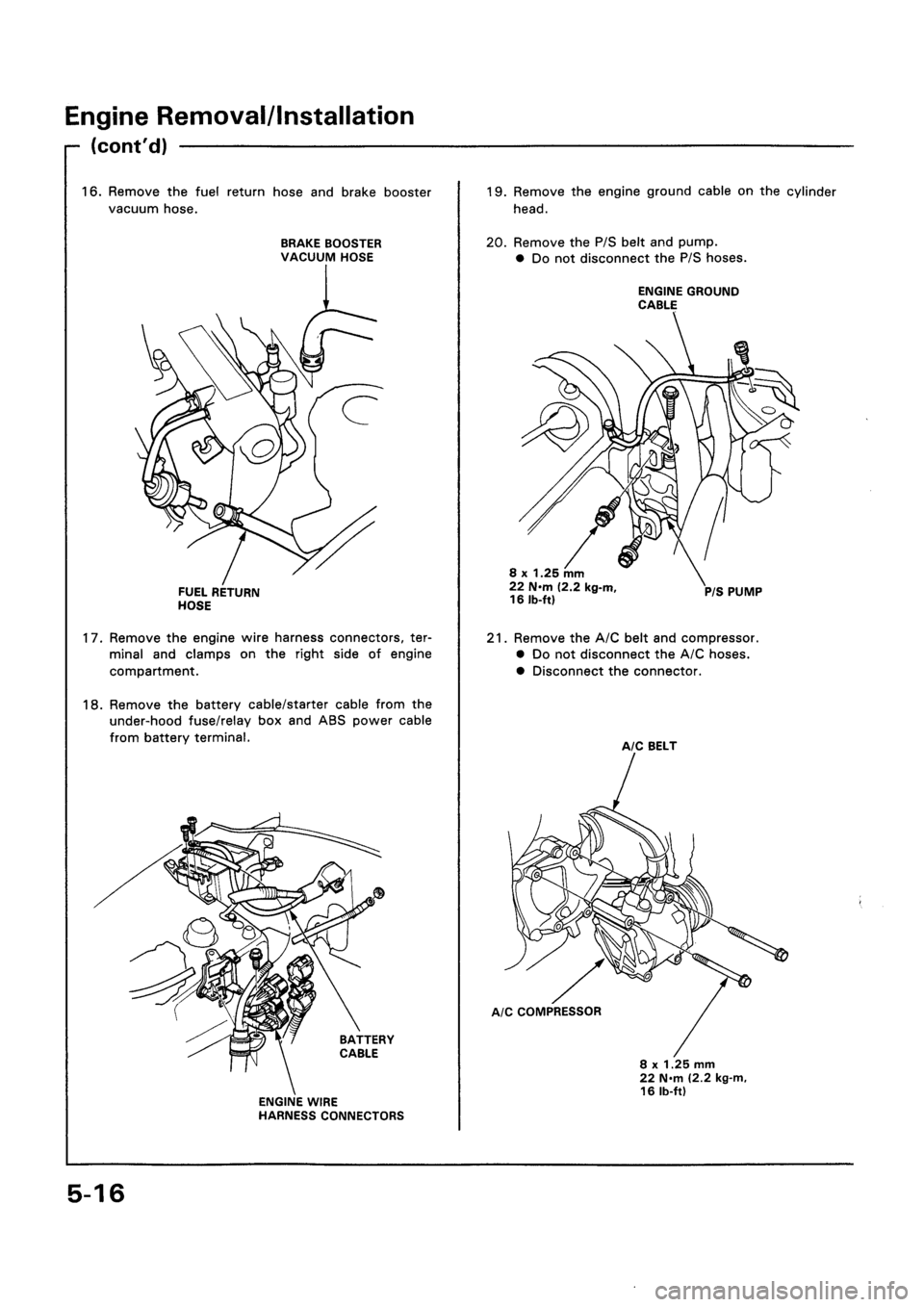 HONDA CIVIC 1992 5.G Repair Manual 