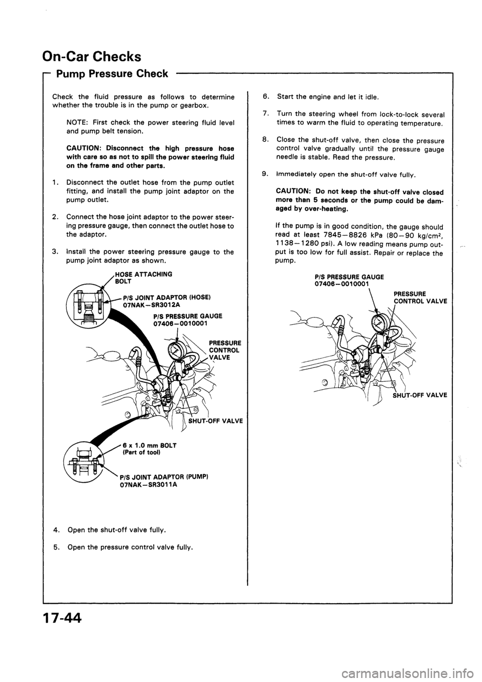 HONDA CIVIC 1992 5.G Workshop Manual HONDA CIVIC 1992 5.G Workshop Manual
