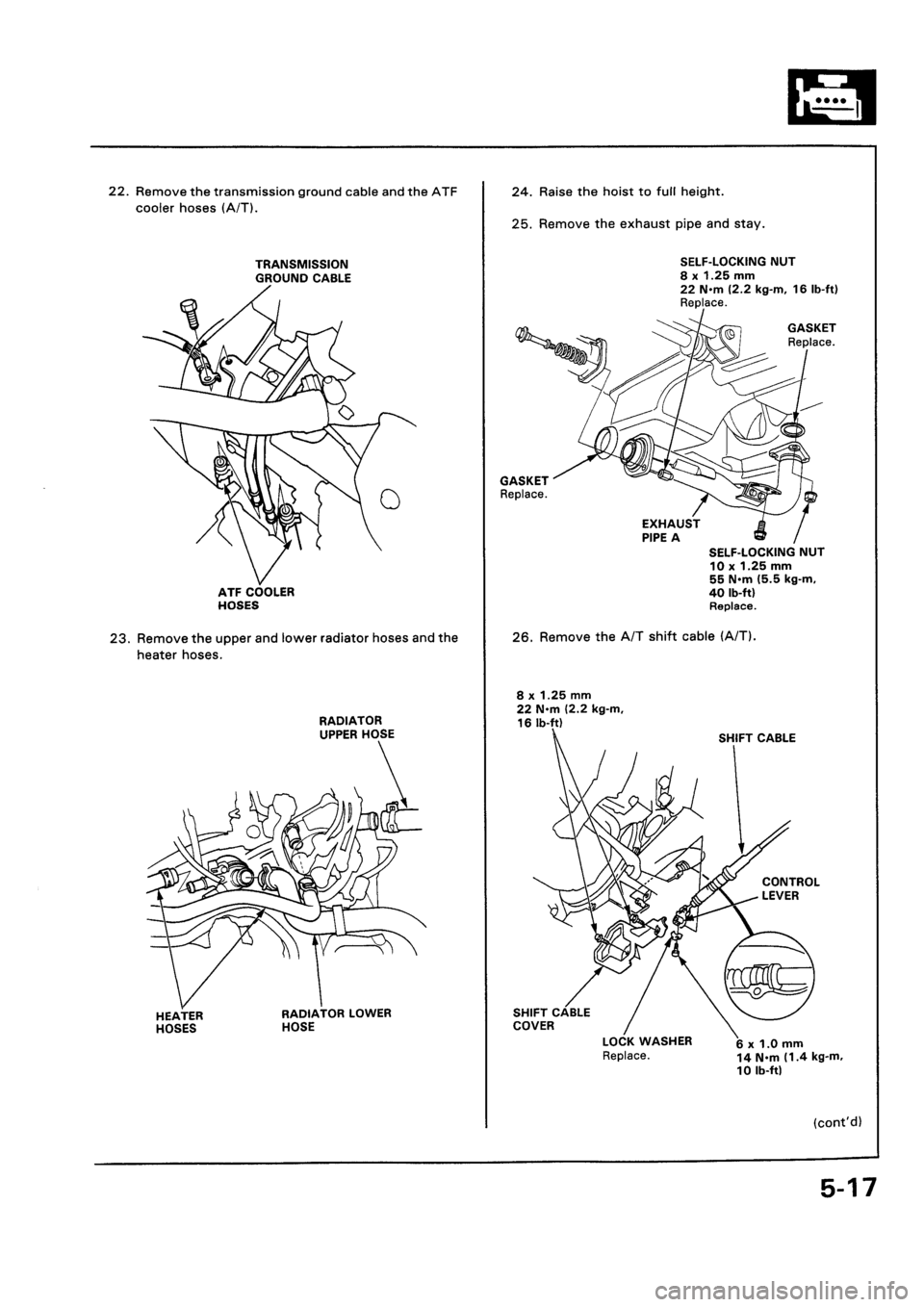 HONDA CIVIC 1992 5.G Repair Manual 