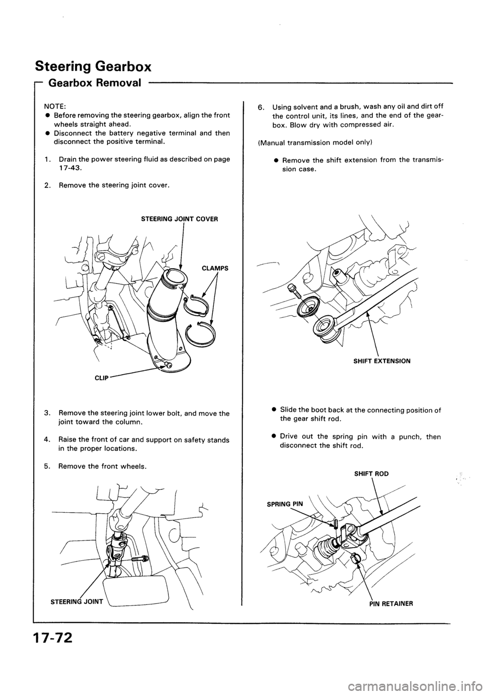 HONDA CIVIC 1992 5.G Workshop Manual HONDA CIVIC 1992 5.G Workshop Manual