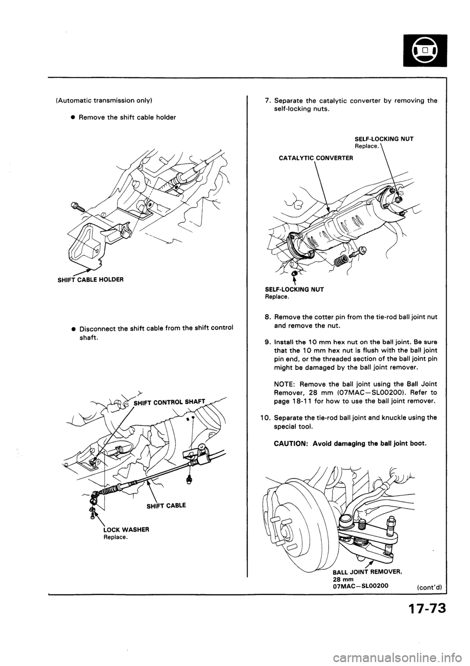 HONDA CIVIC 1992 5.G Workshop Manual HONDA CIVIC 1992 5.G Workshop Manual