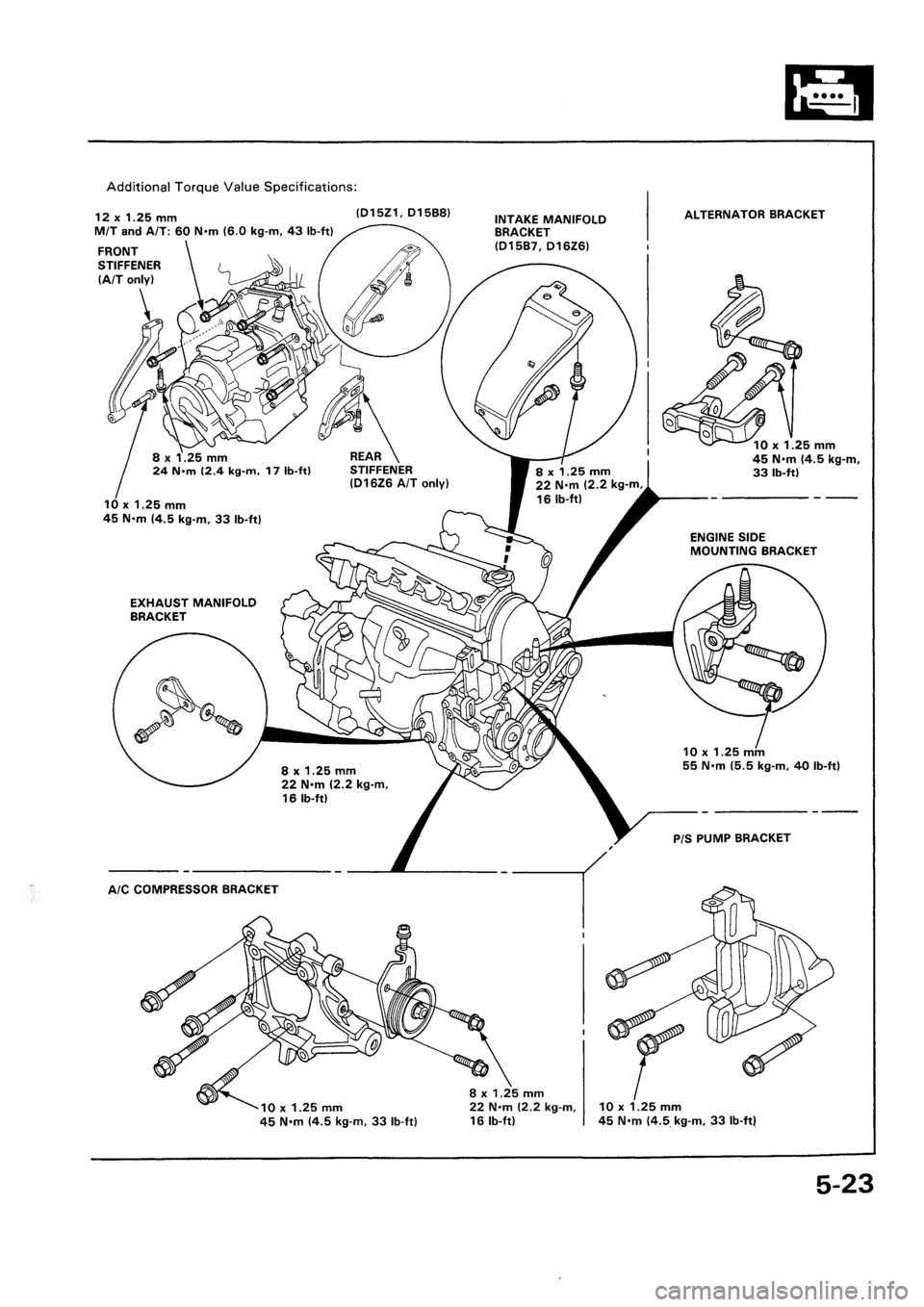 HONDA CIVIC 1992 5.G Repair Manual 