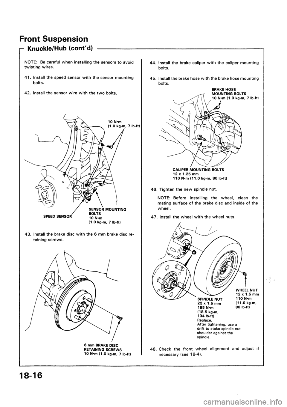 HONDA CIVIC 1992 5.G Workshop Manual HONDA CIVIC 1992 5.G Workshop Manual