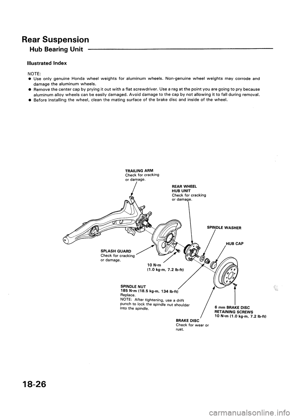 HONDA CIVIC 1992 5.G Workshop Manual HONDA CIVIC 1992 5.G Workshop Manual