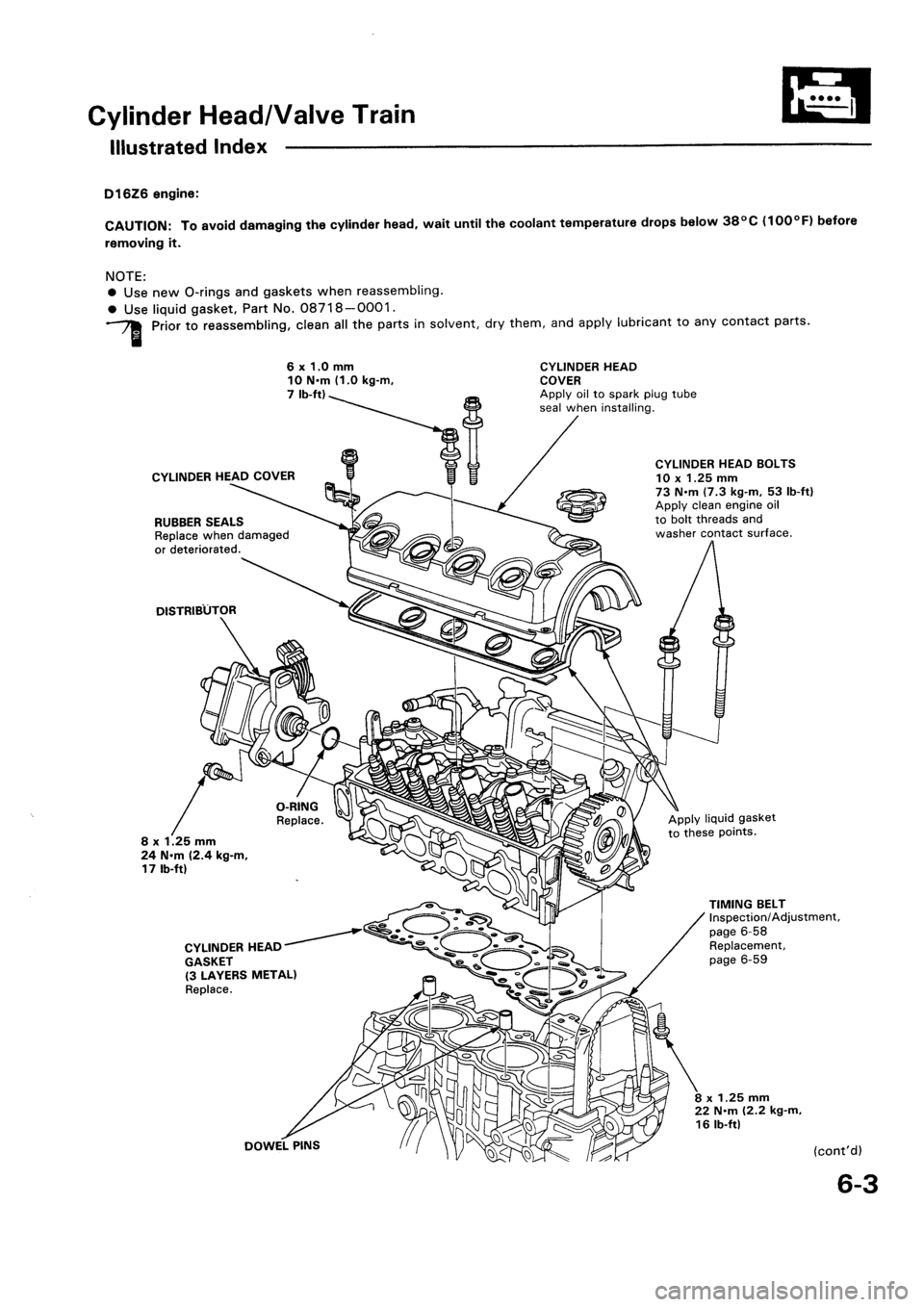 HONDA CIVIC 1992 5.G Repair Manual 