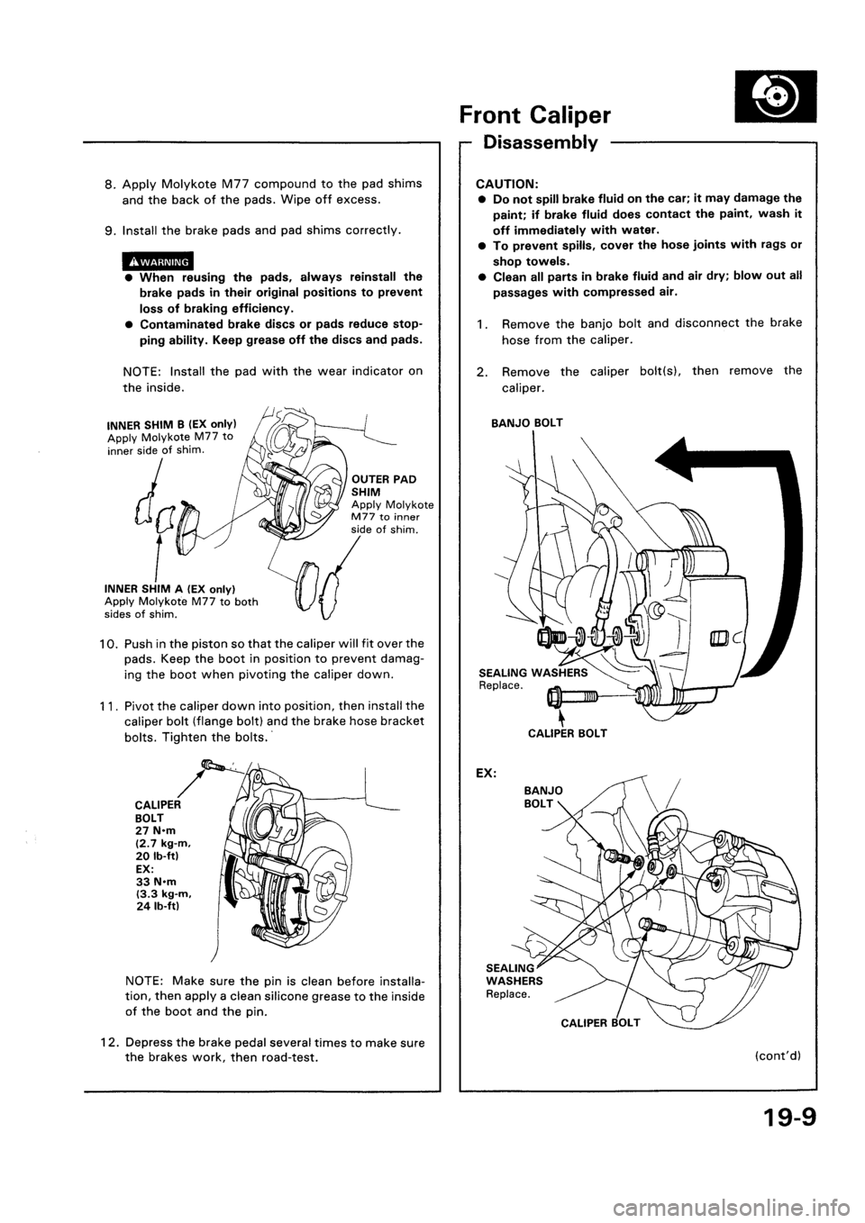 HONDA CIVIC 1992 5.G Workshop Manual HONDA CIVIC 1992 5.G Workshop Manual