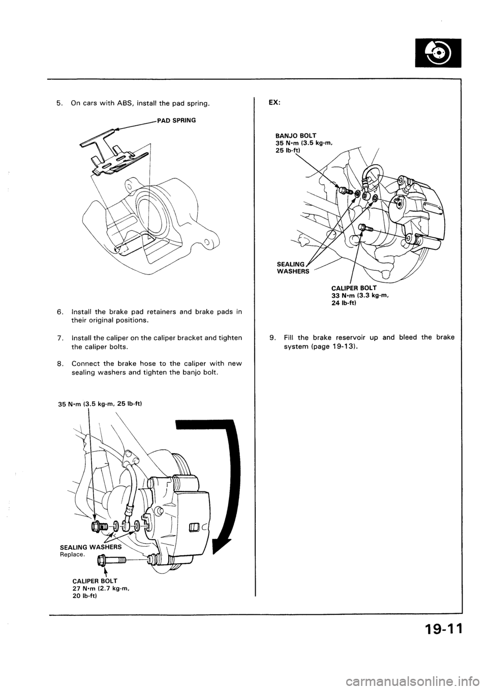 HONDA CIVIC 1992 5.G Workshop Manual HONDA CIVIC 1992 5.G Workshop Manual
