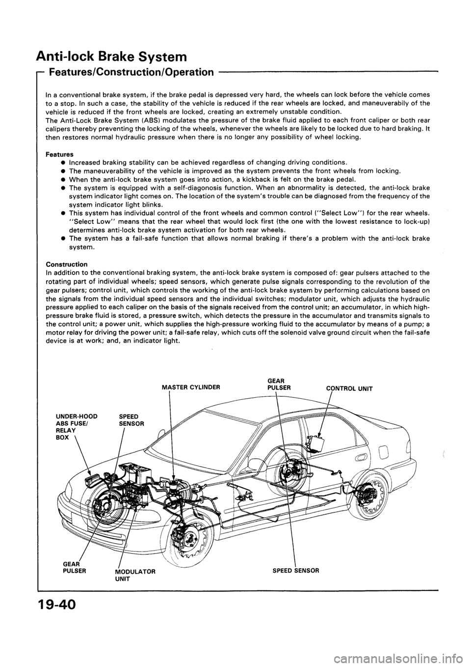 HONDA CIVIC 1992 5.G Workshop Manual HONDA CIVIC 1992 5.G Workshop Manual