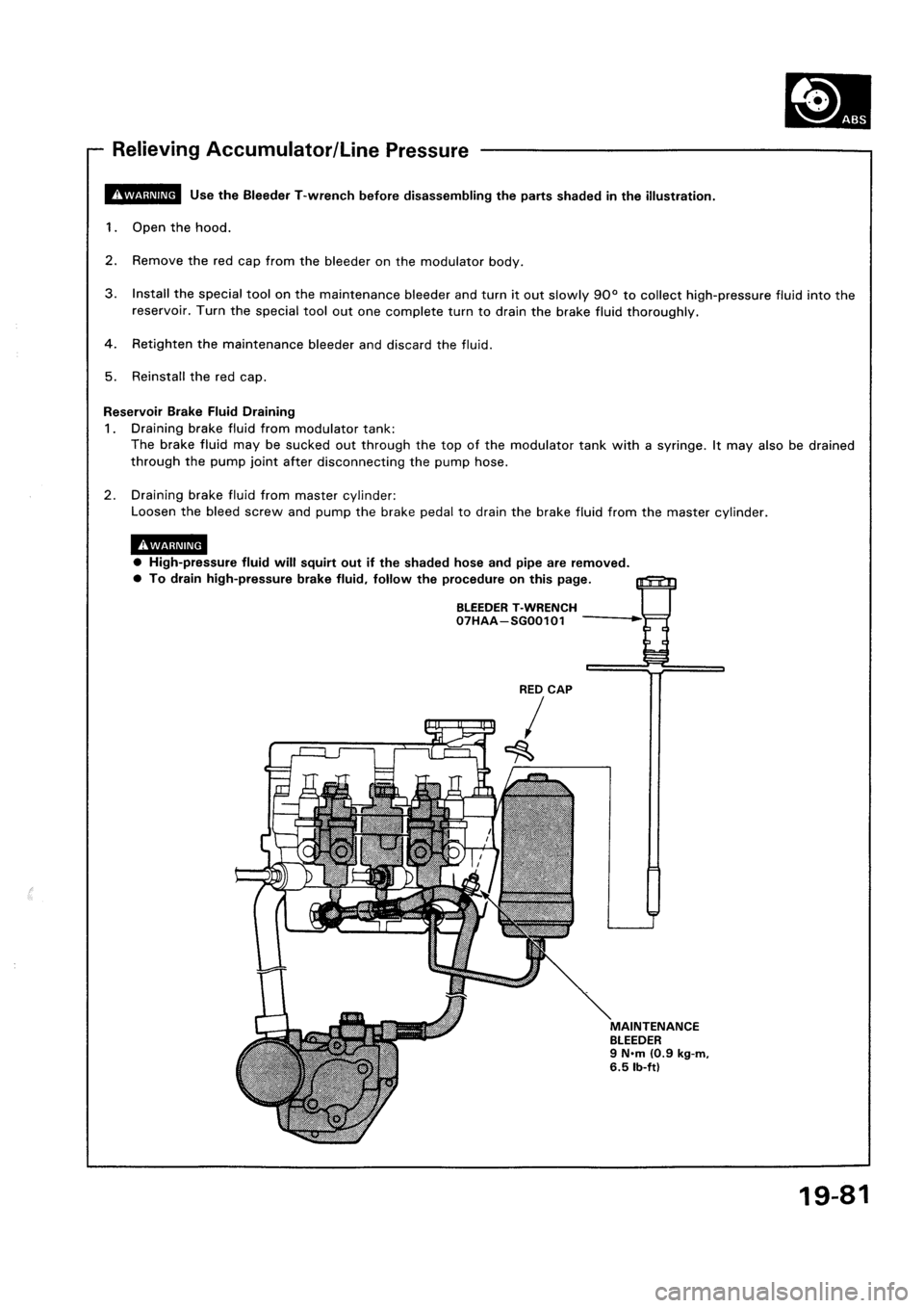 HONDA CIVIC 1992 5.G Workshop Manual 