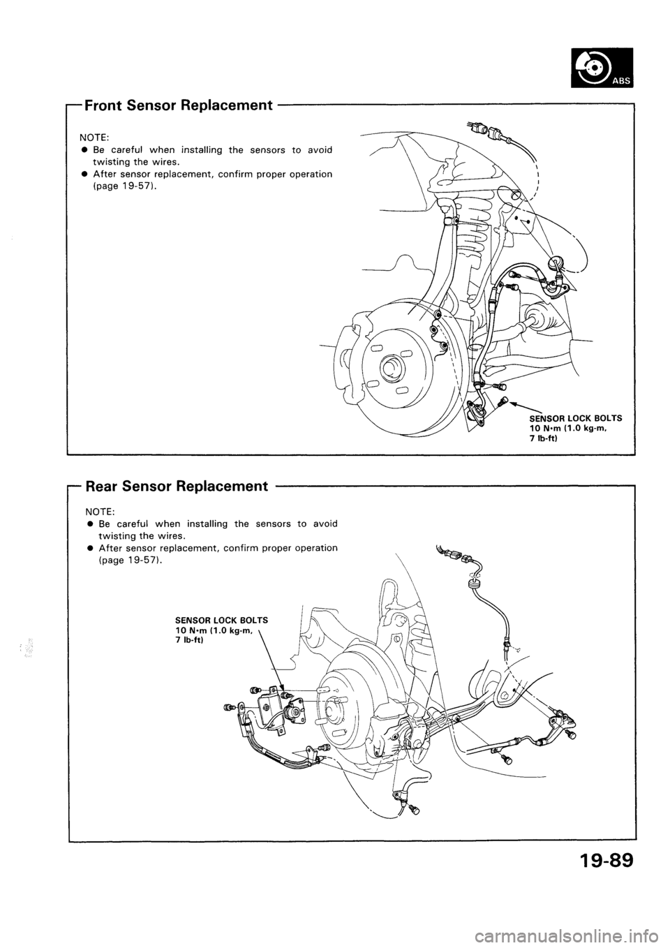 HONDA CIVIC 1992 5.G Workshop Manual HONDA CIVIC 1992 5.G Workshop Manual