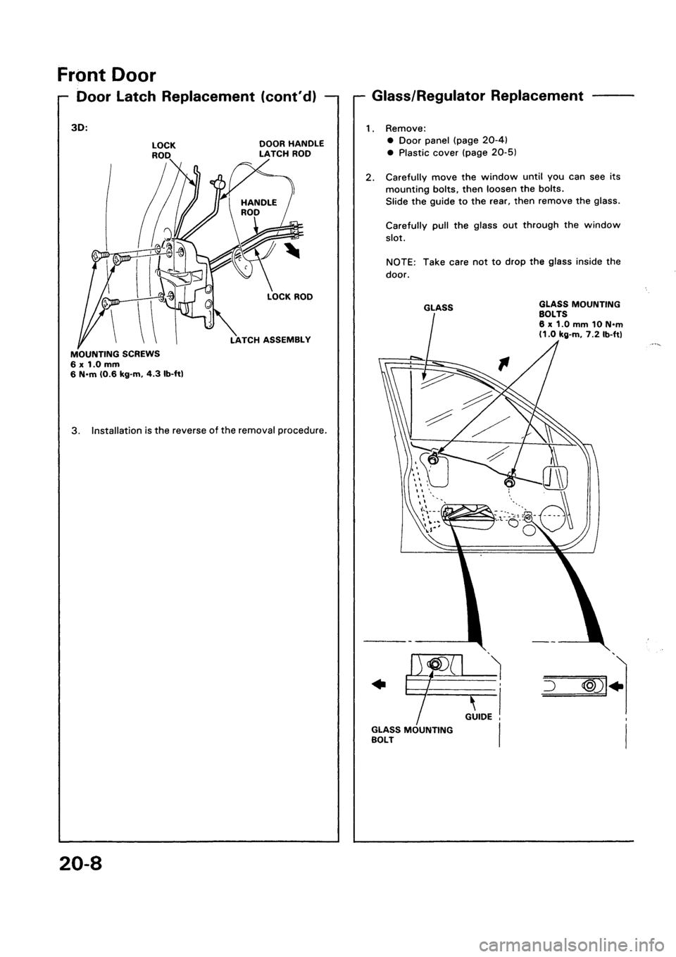 HONDA CIVIC 1992 5.G Workshop Manual HONDA CIVIC 1992 5.G Workshop Manual