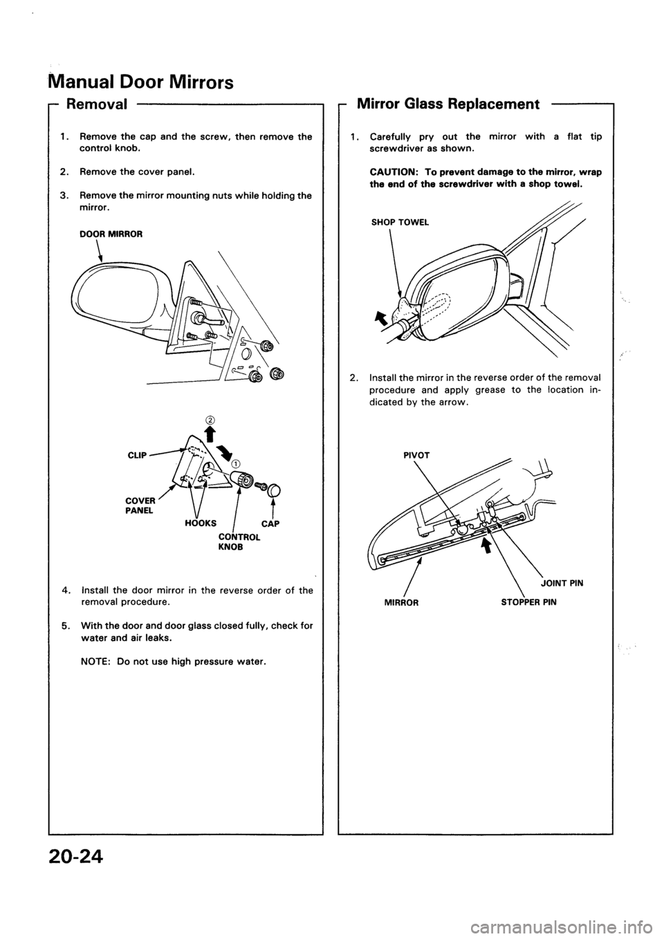 HONDA CIVIC 1992 5.G Workshop Manual HONDA CIVIC 1992 5.G Workshop Manual