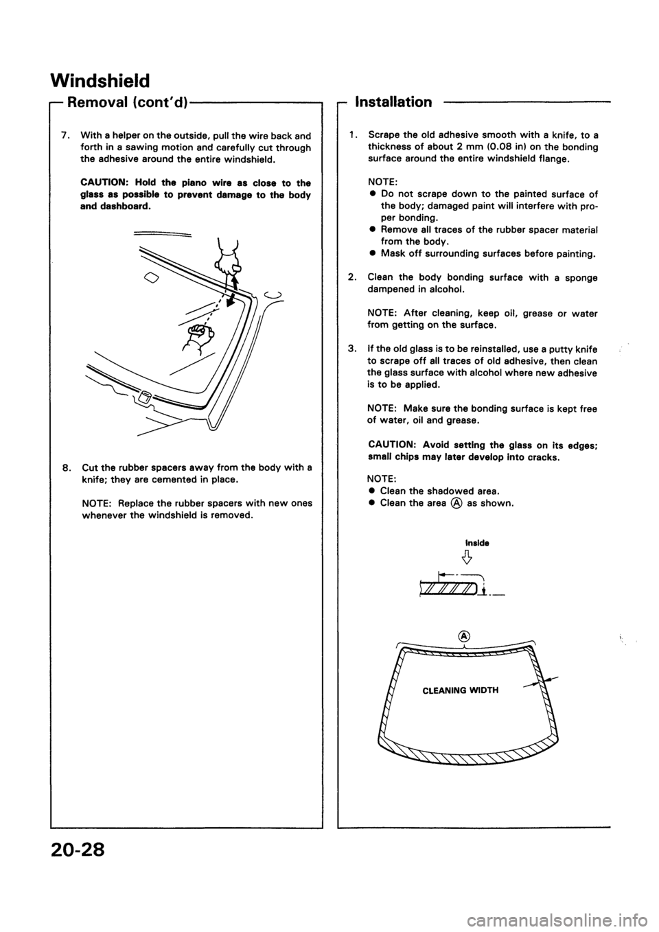 HONDA CIVIC 1995 5.G Workshop Manual HONDA CIVIC 1995 5.G Workshop Manual