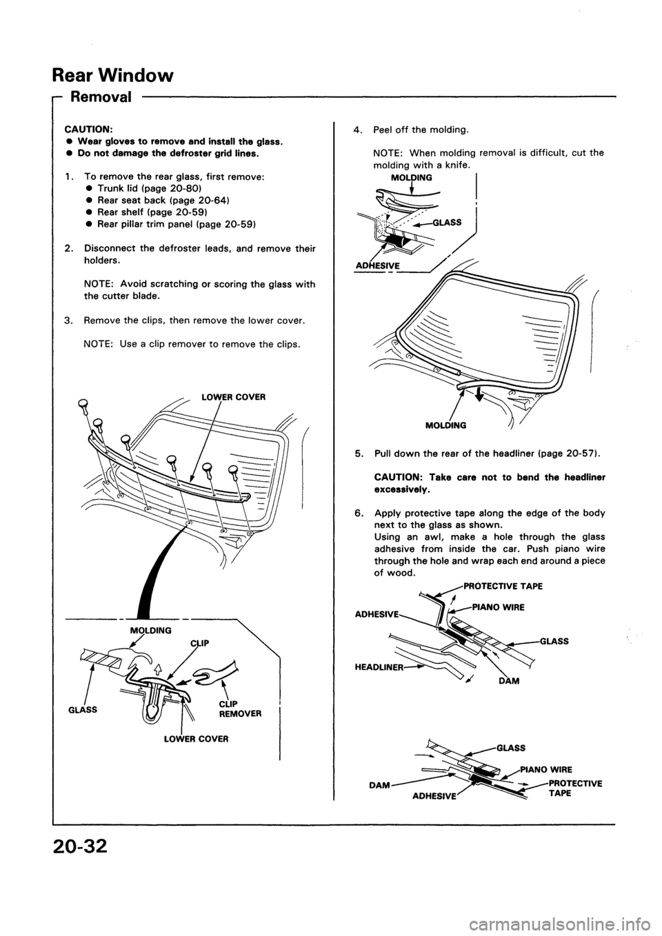 HONDA CIVIC 1995 5.G Workshop Manual HONDA CIVIC 1995 5.G Workshop Manual