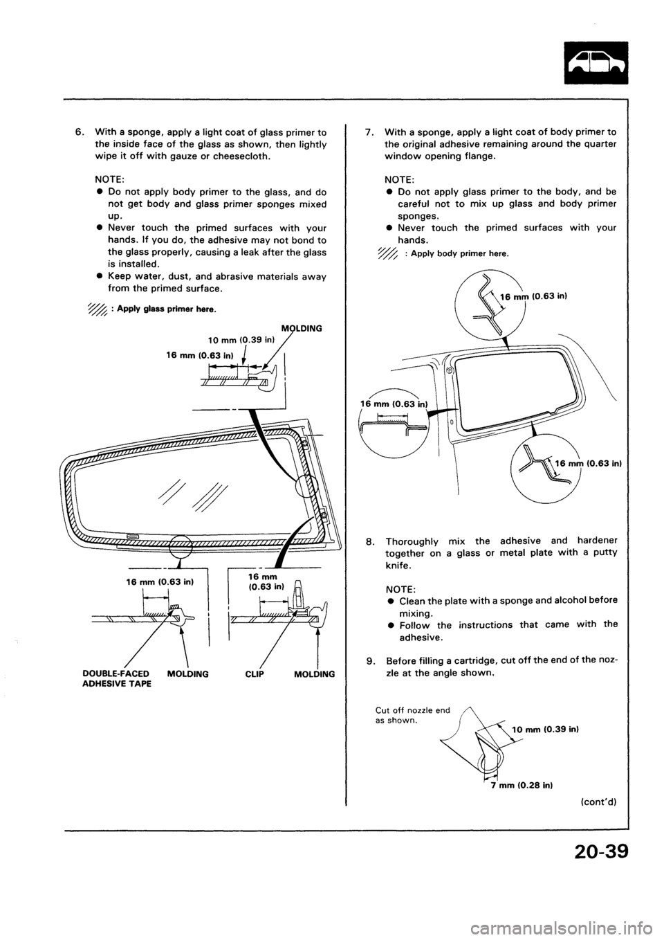 HONDA CIVIC 1992 5.G Workshop Manual HONDA CIVIC 1992 5.G Workshop Manual