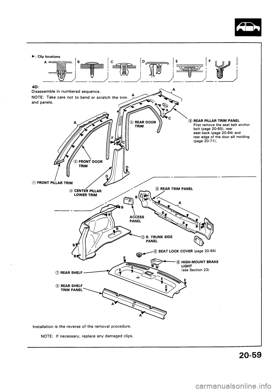 HONDA CIVIC 1992 5.G Workshop Manual HONDA CIVIC 1992 5.G Workshop Manual