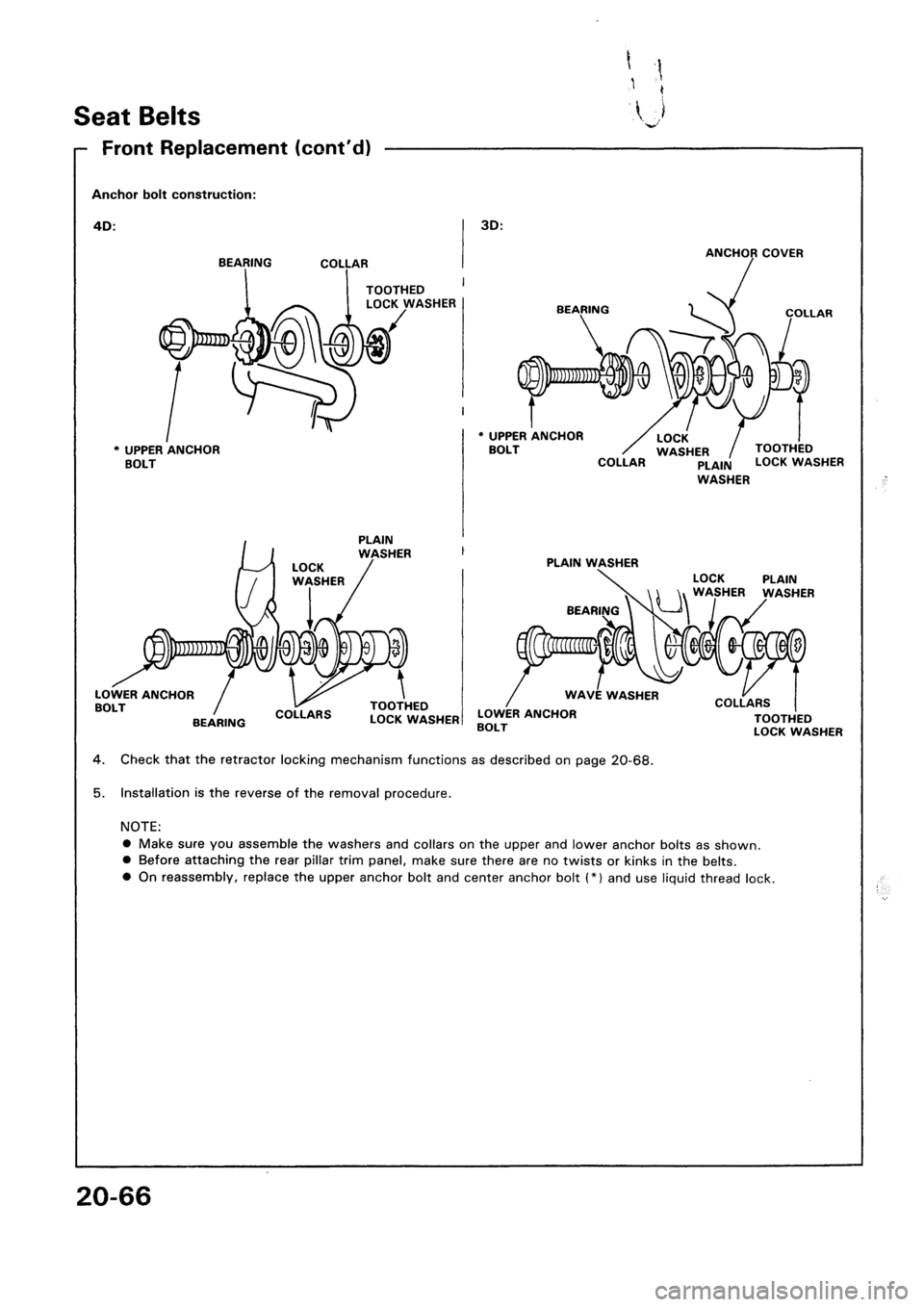 HONDA CIVIC 1992 5.G Workshop Manual HONDA CIVIC 1992 5.G Workshop Manual