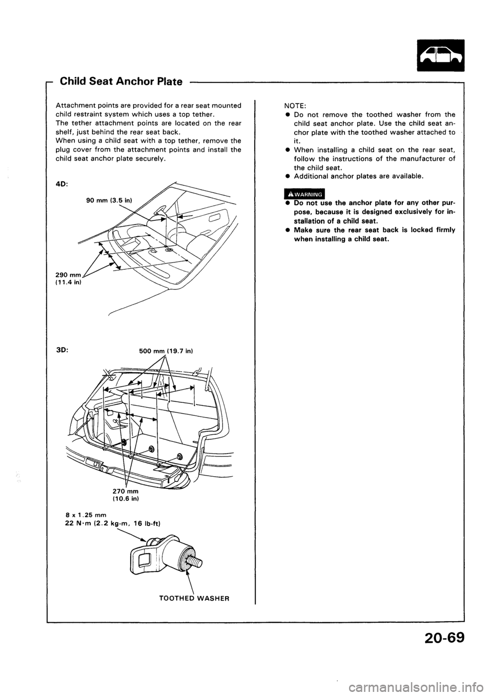 HONDA CIVIC 1994 5.G Workshop Manual HONDA CIVIC 1994 5.G Workshop Manual
