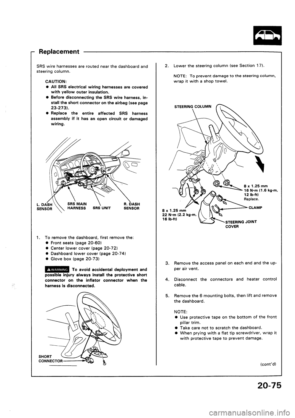 HONDA CIVIC 1994 5.G Workshop Manual HONDA CIVIC 1994 5.G Workshop Manual