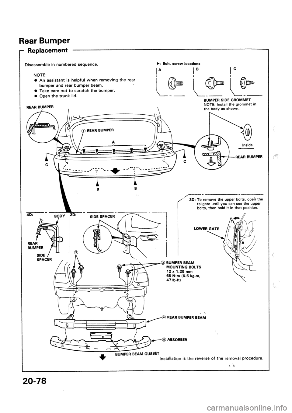 HONDA CIVIC 1994 5.G Workshop Manual HONDA CIVIC 1994 5.G Workshop Manual