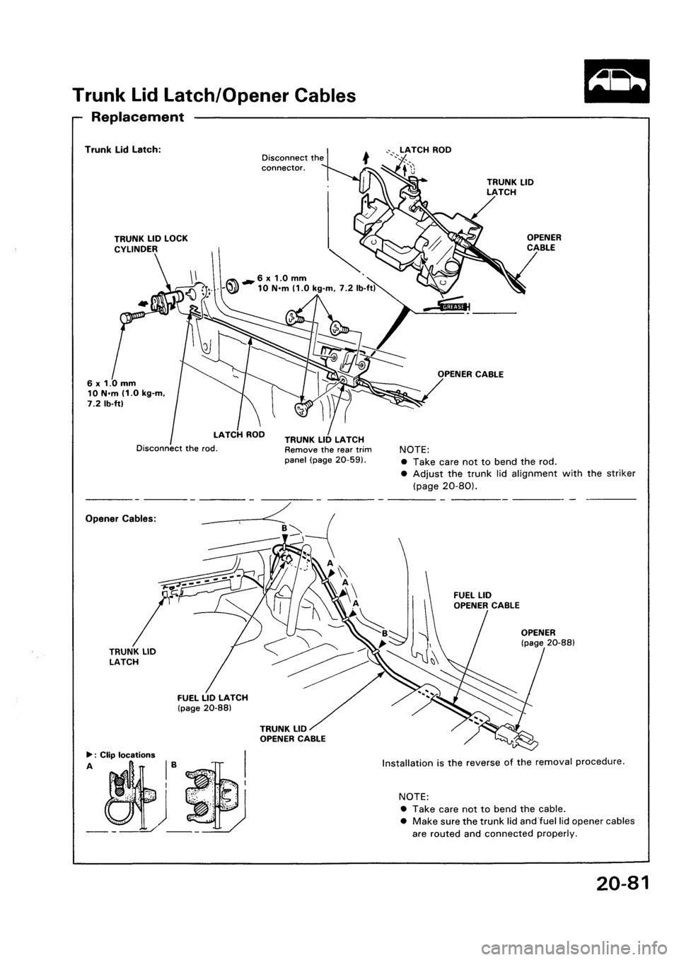 HONDA CIVIC 1994 5.G Workshop Manual HONDA CIVIC 1994 5.G Workshop Manual