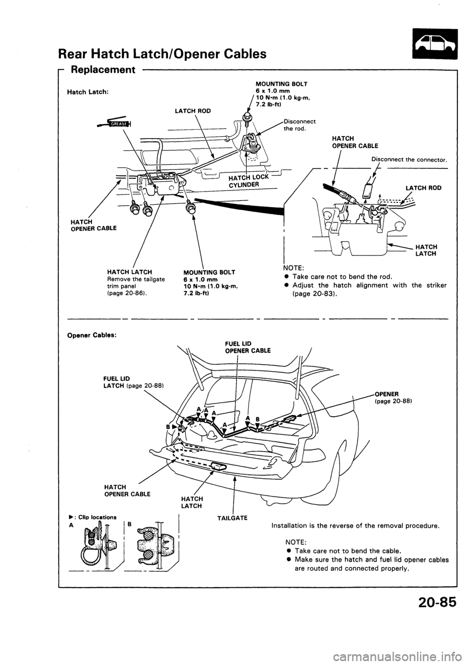 HONDA CIVIC 1994 5.G Workshop Manual HONDA CIVIC 1994 5.G Workshop Manual