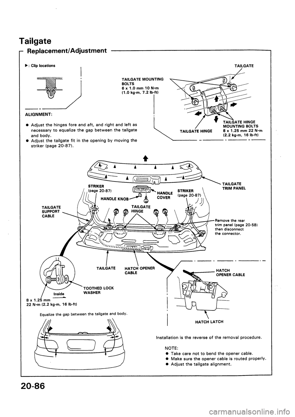 HONDA CIVIC 1994 5.G Workshop Manual HONDA CIVIC 1994 5.G Workshop Manual