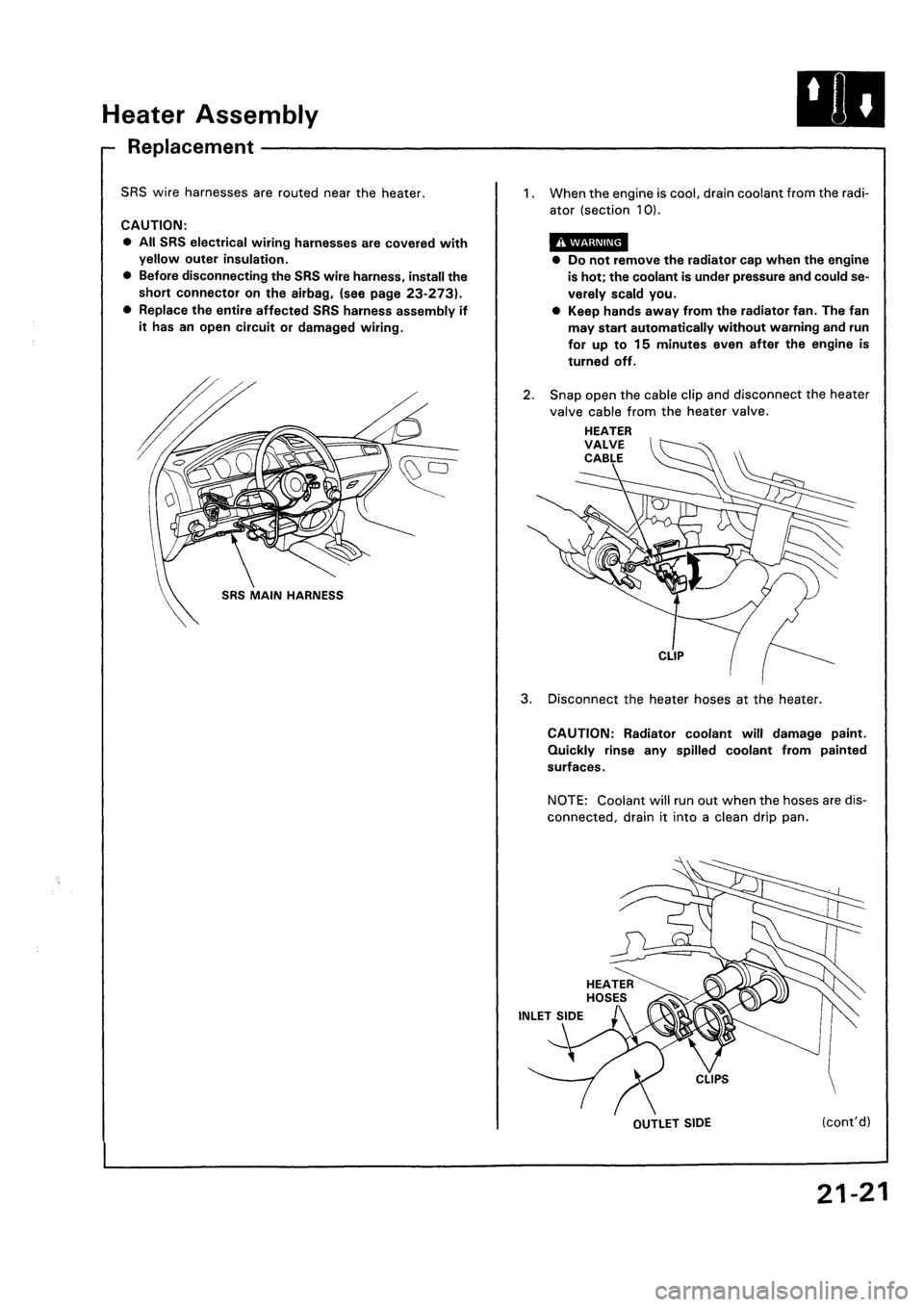 HONDA CIVIC 1992 5.G Workshop Manual HONDA CIVIC 1992 5.G Workshop Manual