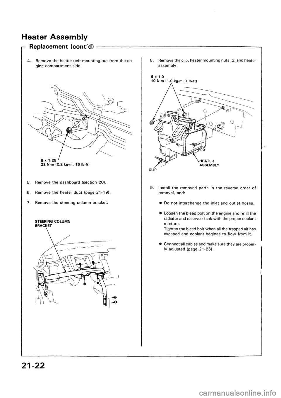 HONDA CIVIC 1992 5.G Workshop Manual HONDA CIVIC 1992 5.G Workshop Manual