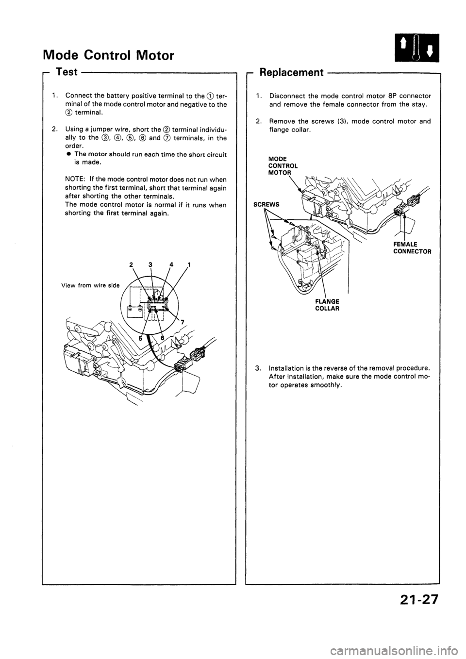 HONDA CIVIC 1992 5.G Workshop Manual HONDA CIVIC 1992 5.G Workshop Manual