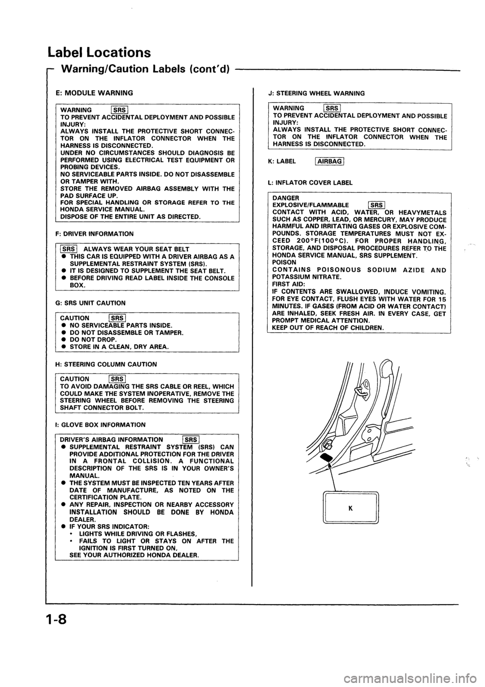 HONDA CIVIC 1992 5.G Workshop Manual 
