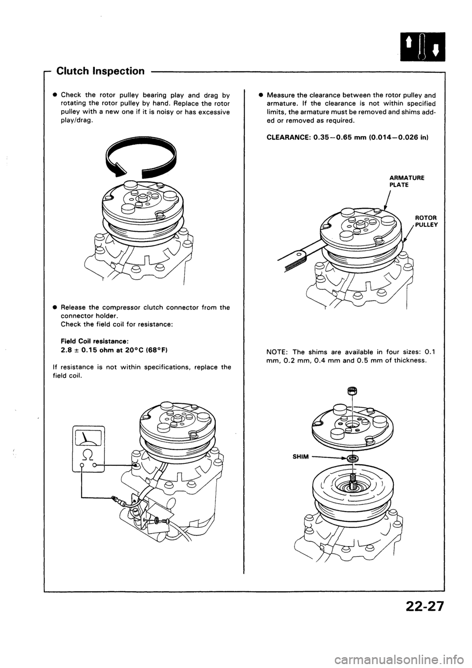 HONDA CIVIC 1992 5.G Workshop Manual 