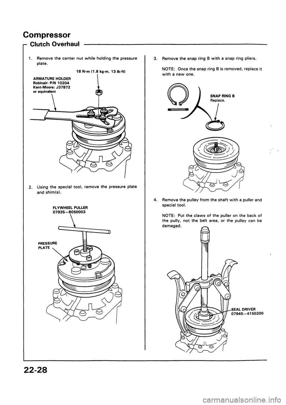 HONDA CIVIC 1992 5.G Workshop Manual 