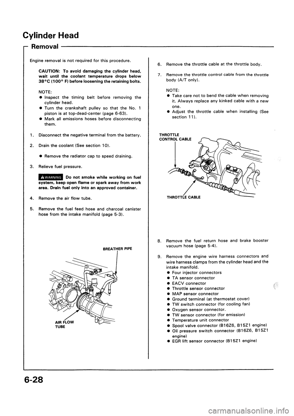 HONDA CIVIC 1994 5.G Owners Manual HONDA CIVIC 1994 5.G Owners Manual