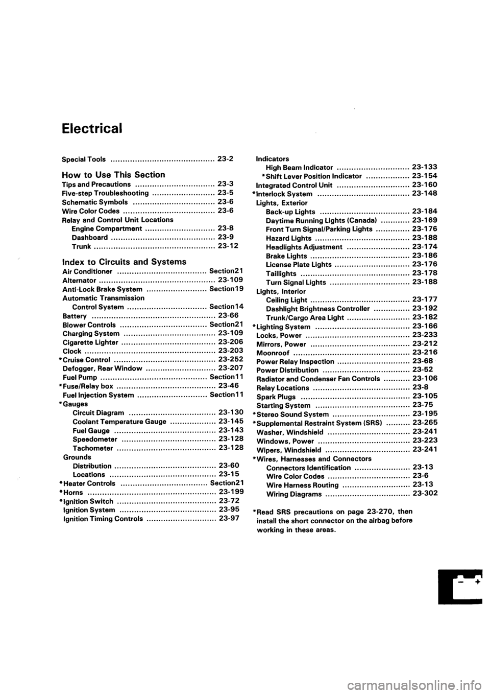 HONDA CIVIC 1992 5.G Workshop Manual 