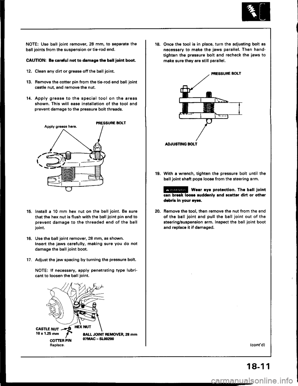 HONDA INTEGRA 1994 4.G Workshop Manual HONDA INTEGRA 1994 4.G Workshop Manual