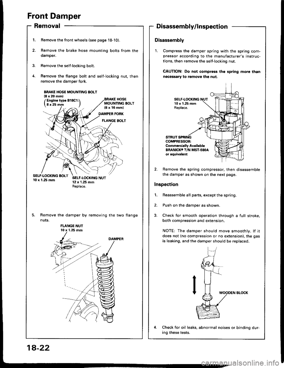 HONDA INTEGRA 1994 4.G Workshop Manual HONDA INTEGRA 1994 4.G Workshop Manual