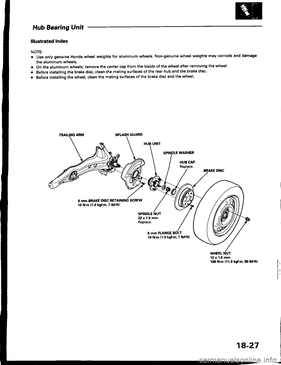 HONDA INTEGRA 1994 4.G Workshop Manual HONDA INTEGRA 1994 4.G Workshop Manual